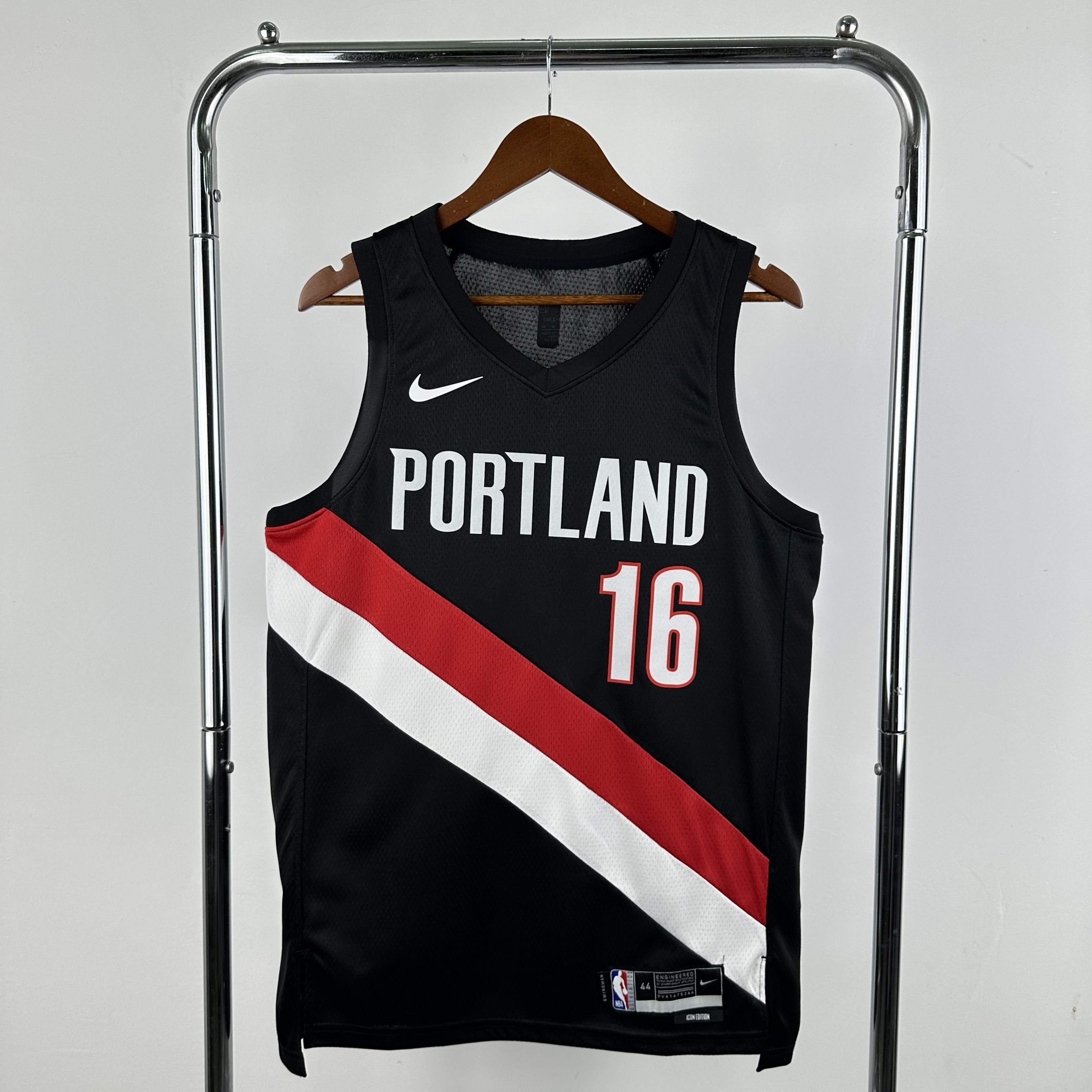 Men Portland Trail Blazers #16 Yang Black Nike Season 2026 NBA Jersey